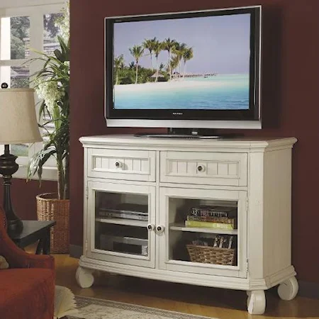 Two Drawer, Two Door TV Console